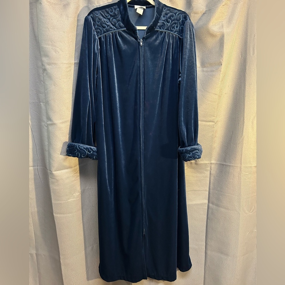 Kimberly Cole Blue Velvet Nightgown
